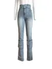 Damesjeans Fagadoer Blue Fashion Denim High Tailed Pocket Cargo Pants Vrouwen knop Jean broek vrouwelijke cowboylontjes 2024