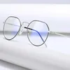 Lunettes de soleil Frames Metal Strong Frame Blue Light Anti Gernes Games informatiques 2024 Blockin Anti-Blue Goggles