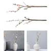 Fiori decorativi finto gambo lungo plum blossom bouquet floreale composizione simulazione bossom per el wedding giardino decorazione