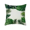 Coussin / oreiller décoratif plante tropicale décorative ER Polyester canapé coussin de coussin géométrie décoration de chaise de chaise