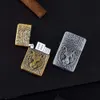 Vente en gros Emed Constantine rétro Bronze Métal Lought Bight Boy Gift Oil Cigarette Bighter
