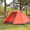 Désert renard sac à dos tente de camping léger 1 à 3 personnes tente double couche étanche à pôles en aluminium portable de voyage 240507