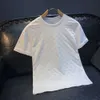 2024 T-shirt à manches courtes de nouveau Summer pour hommes Hong Kong Brand imprimé de coton polyvalent