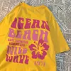 Мужские футболки Ocean Beach Chase Sunset 1971 Свободный мужской одежда Одежда
