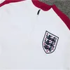 24 25 équipes nationales Angleterre Stracksuit 2024 2025 Half Tull Men Kids Wear Kits Training Costume Jogging Soccer Training Costume Veste de football