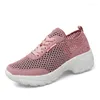 Fitness Shoes 2024 Summer Women Sneakers Fashion Breshatable Stecual Casual Platform для чернокожих