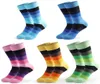 5 Par Men039S CAMSIAL Cammed Cotton Colorful Rainbow Happy Socks Personlighet Roliga Wedding Presents Creative Dress Sock3482364