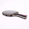 Professional Tennis Table Racket Short Long Handle Carbon Blade Rubber With Double Face Pimples In Ping Pong Rackets With Case 240507