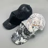 Ball Caps New Elegant Flower Leaf Vegetarian Leather Street Clothing Mens and Womens Baseball Hat Cotton Kpop Funny Fashion Breathable Sports Hip Hop Cs J240506