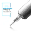 50100pcs Wegwerp Tattoo -mondstuk Tips RTDTFT Permanente make -upnaald Tips doorzichtige plastic steriel geassorteerde tattoo tip Supplies 240506