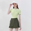 SUSuit da donna Summer Short Slve Womens Knitwear Skirt Set Korean Slimt Neck T-shirt Tennis Top Top Sport Skorted Skorted Y240507