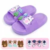 Slipper peuter slides slippers slippers jongens meisjes glijden sandalen voor kinderen schattige cartoon open teen schoenen