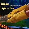 Gants Cow Hide Induatrial Working Safety Protection Gants d'hiver Gants de la chaleur Insulationantit Fire de soudage d'orbi