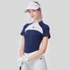 Suits de survêtement pour femmes bg vêtements dames t-shirt slve été à séchage rapide hremptable rond tops chemise sportive vêtements y240507