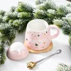 Tazze creative ceramica di Natale Coppa per la casa Coppia di caffè personalizzato Coppia regalo con tazza a mano