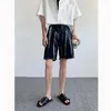 Short féminin Umi Mao Boy pour hommes Femmes Tie de style foncé Dyé Dyée Loose Sleeve Design Ragged Design Jeans Summer Femme Corée Fashion