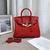 Lychee Handbag Leather Handbag Classic Women Tote Luxury Totes Grain Shoulder Handheld Bag Woman Classic Ladies Berkkins Bags 2024 QT2A