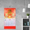 Calendrier 2024 Mur Calendrier chinois New Ye Style Paper Paper Pendant Declicate