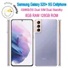 Originele Samsung Galaxy S21+ 5G G996B/DS 6.7 "ROM 128GB RAM 8GB MOBILEPHONE SNAPDRAGON 888 NFC TRIPLE TRIPLE ACHTER CAMERA Octa Core Originele mobiele telefoon Dual Sim