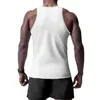 Men tanktops MuscleGuys Brand Gym Kleding Fitness Stringer tank Top Mens Mesh Bodybuilding Slevel shirt Running Sports Vest Workout Tops Y240507