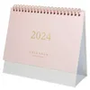 Kalender deskbureau kalenderblokkalender bureau 2024 mini ornamenten tafel tafelblad verticaal 25.5x21x8cm decoratief kantoor geschenk huishouden