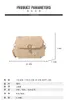 Designer Fashion Floral woven saddle Bag Women's Cute straw Shoulder Bag Fashion Casual Handbag Women's Lace Embroidered crossbody Bag Size 19.5x7x14cm