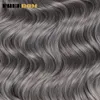Libertad sintético Twist rizado profundo cabello de crochet de 16 pulgadas trenzas de ola de profundidad ombre suave marrón rubio extensiones de cabello 240506