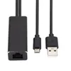 Ethernet Network Card Adapter Micro USB -Strom für RJ45 10/100 Mbit/s für Fire TV Stick Chromecast Google
