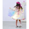 Pailletten Cloak süß mit Prinzessin Blumenmädchen Kinder bodenlange Brautjungfernkleid Mädchen Festzug Ballkleid