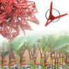 Film 25100PCS Plant Grafting Clip Plastic Gardening Tool For Cucumber Eggplant Watermelon, Round Mouth Flat Mouth Antifall Clamp