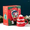 Tazze creative ceramica di Natale Coppa per la casa Coppia di caffè personalizzato Coppia regalo con tazza a mano