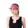Al0yoga-218 Proteção solar, executando um hat hat hat esportes de cabelo feminino ao ar livre Hapsa solar portátil respirável