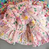 Robe Tutu Baby Girls Kirts à gâteau à volants pour l'été Babys mignons Jupe princesse Enfants Tutu Ball Boule Jupe Girl Coton Printing jupes D240507