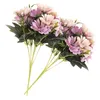 Dekorative Blumen 2pcs künstliche Blume gefälschte Blumendekoration Home Office Bouquet Ornament Hellrosa