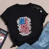 T-shirt pour femmes femmes nous le peuple 1776 U.S.Constitution Dom American Flag T-shirt D240507