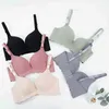 Bras Womens Push Up Bra Sexy Sexicless Horsepwant Womens Wireless Underwear Set Abit actif Sleep Sleep Top Underwearl2405