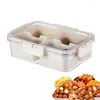 Opslagflessen Spiice Rack Bin Pantry Tray Organizer Clear Kitchen Container voor aanrecht