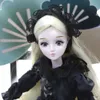 60 cm BJD Doll Changable Wig Dolls 23 Mouvement conjoint complet 1/3 Big BJD Toy Fullset Dolls For Girl Bithday Gift 240506