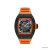 RM Mechanische Handgelenk Wache RM030 Americas Limited Edition 30 Orange Black Carbon RM030 Herren Uhr