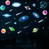 Adesivi luminosi colorati lattiginosi per parete stelle con le stelle in The Dark Galaxy Wall decalcomanie per bambini per bambini Decorazioni per la casa camera da letto per bambini