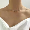 Kettingen Natuurlijke zoetwaterparels ketting voor vrouwen 925 Sterling Silver Chain Fashion Jewelry cadeau