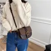 Bag des créateurs de sacs de sac à main motif en cuir pu pour les femmes 2024 Crossbody Fashion Saddle