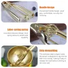 Outils Gold Ice Cream Spoon en acier inoxydable Ice Ice Cream Tools Cookie Scoop Icecram Cuillon Kitchen Sticks Parates Potates pastèque 1pcs