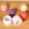 Kerzen süße 3D -Lotus -Blumenform Seife Silikonform DIY Handgemachte Seife Modell Gipsform Arherapie Kerze Einfacher Silikonform