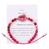 Женские браслеты из бисера натуральные агат -трансферные бусинки для пар, годовщины подарки в Валентина