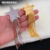 Spille gioielli e accessori intarsiati zircon stella a forma di spilla per regalo per feste femminili