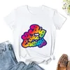 여자 폴로 빅 다이크 에너지 티셔츠 여자를위한 재미있는 여름 탑 T 셔츠