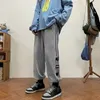 Joggpanten für Männer Harajuku Baumwoll Goth Tracksuit Hose Weitbein Hip-Hop Sport junger La Elastic Y2K Männliche Schweißhose 240430
