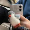 Monti del cellulare Monti di cellulare Cute 3D pluguino Penguin Penguin Telefono Grip Tok Griptok Holder Ring Auminoso animale pieghevole per accessori per iPhone universali
