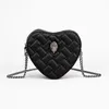 Designer Bag Cross Body Heart Bags Luxurys Handväska Shopping Rainbow Bag Läder Kvinnor Axelband Män